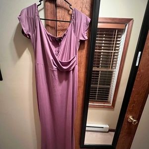 Maternity dress purple like new